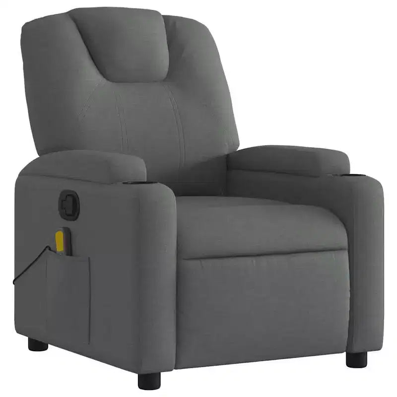 vidaXL Recliner Chair 100% Polyester, Metal, Plywood Single