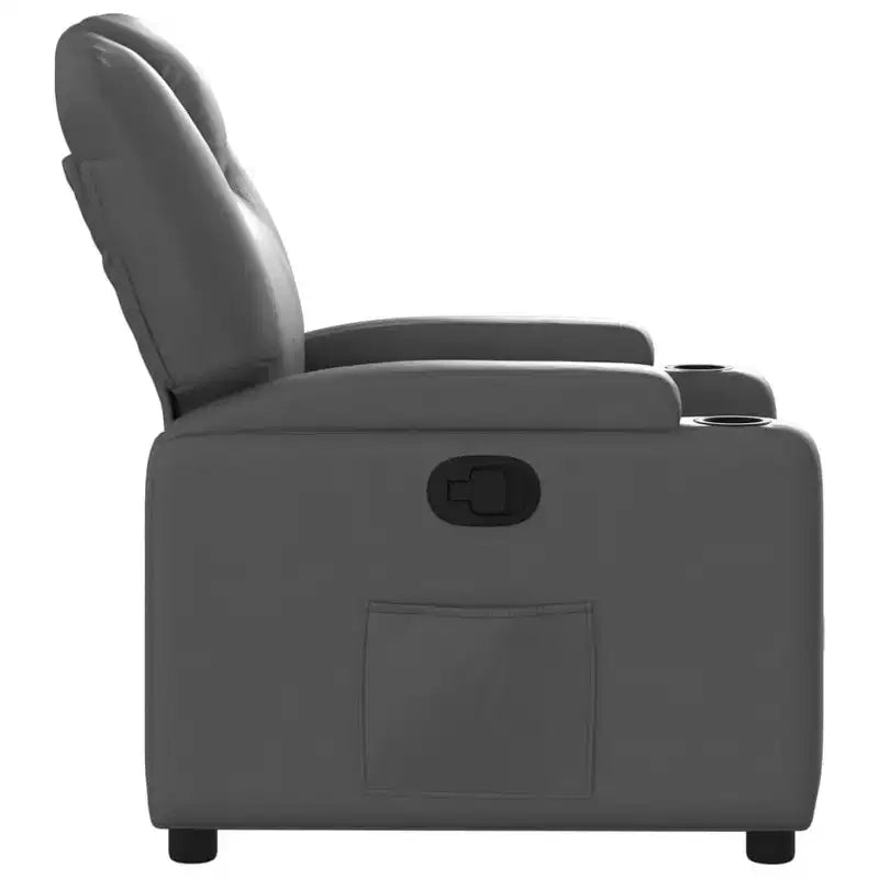 vidaXL Recliner Chair 100% Polyester, Metal, Plywood Single