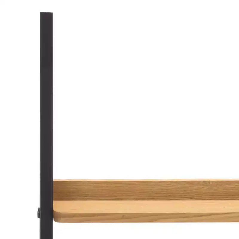 Isaac Iron/Wood Shelf - Natural/Black - SEI
