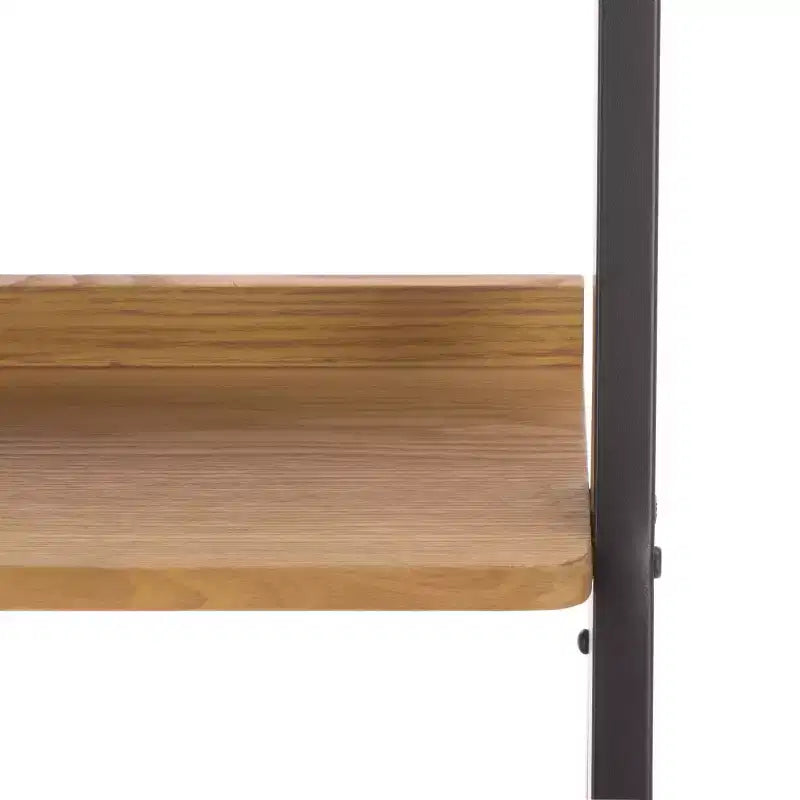 Isaac Iron/Wood Shelf - Natural/Black - SEI