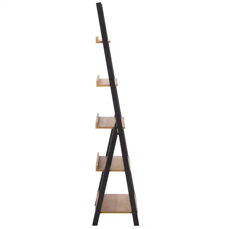 Isaac Iron/Wood Shelf - Natural/Black - SEI