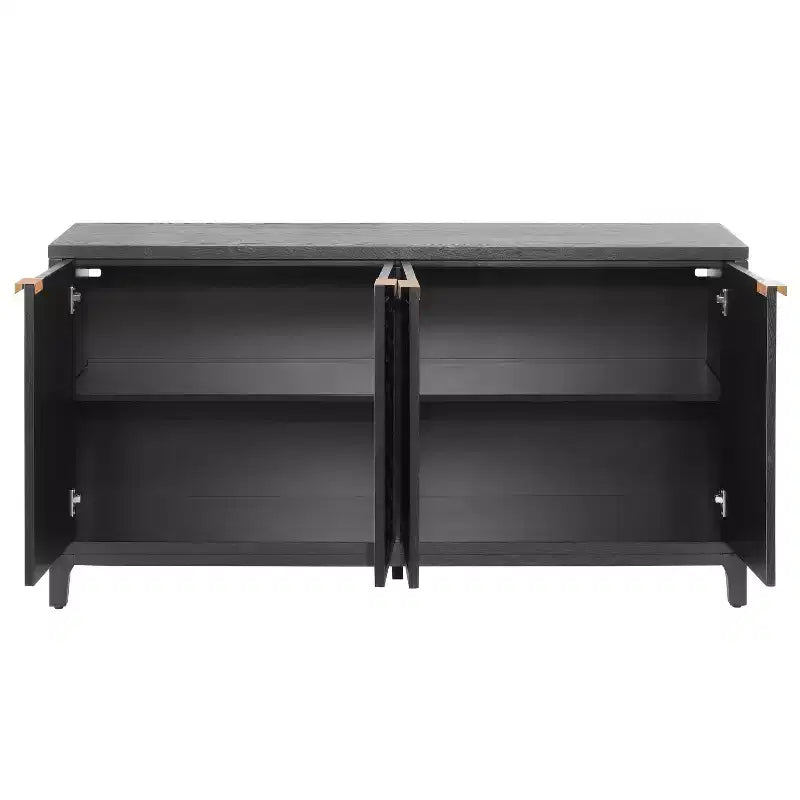 Christopher Knight Home Gree 59'' Mid-Century Modern 3D Woven 4-Door Sideboard Cabinet