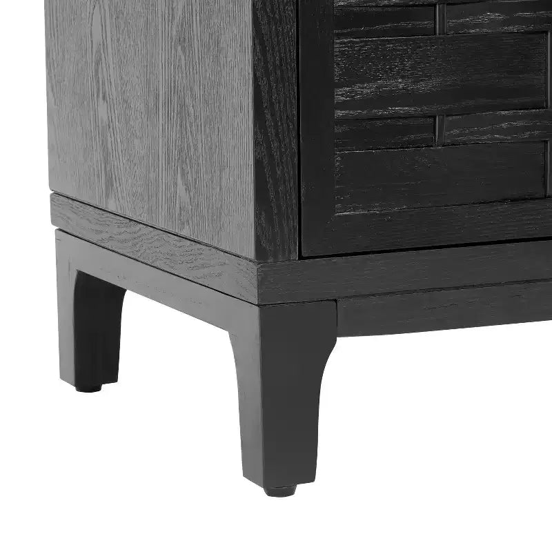 Christopher Knight Home Gree 59'' Mid-Century Modern 3D Woven 4-Door Sideboard Cabinet