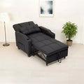 3-in-1 Convertible Sleeper Chair Bed with USB Ports, Cup Holders & Side Pockets - Pull-Out Sofa with Adjustable Backrest for Small Spaces