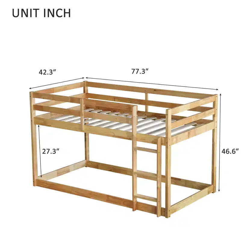 MAYEERTY Twin Bed Frame Under-Bed Storage Kid-Friendly Heavy-Duty Metal