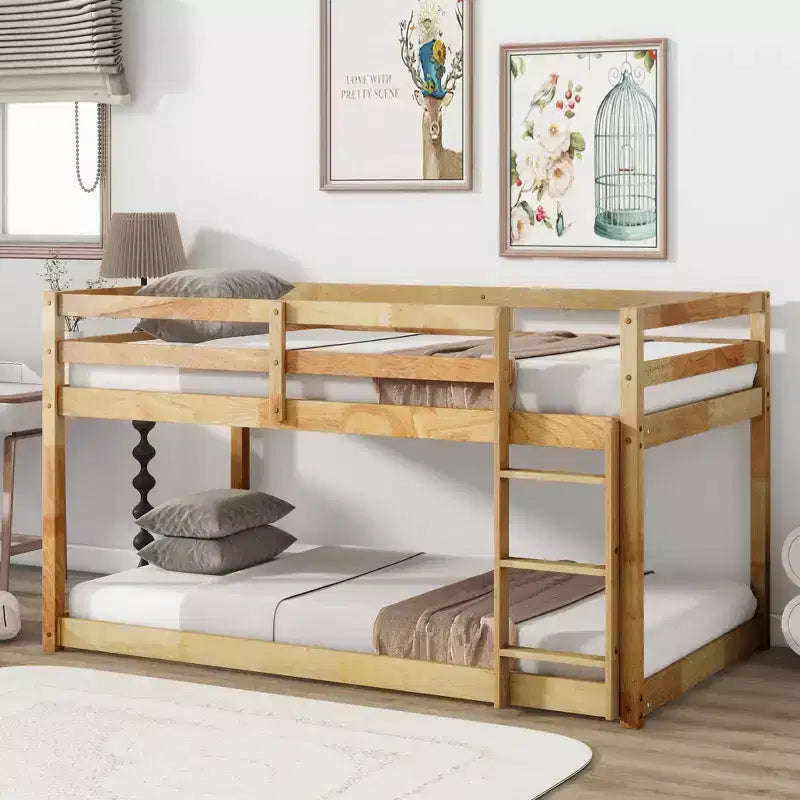 MAYEERTY Twin Bed Frame Under-Bed Storage Kid-Friendly Heavy-Duty Metal