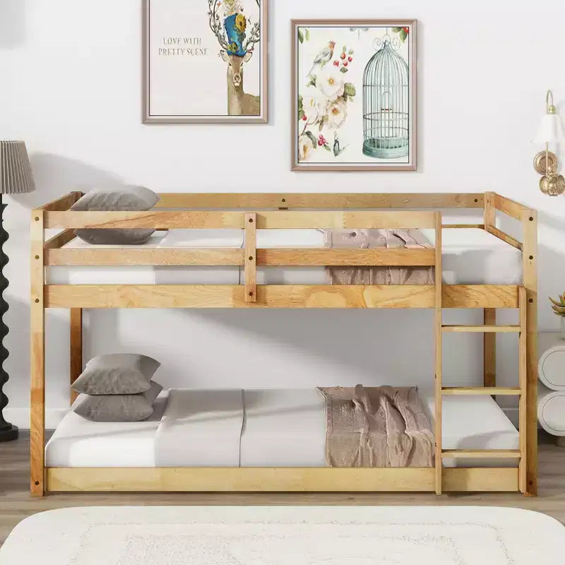 MAYEERTY Twin Bed Frame Under-Bed Storage Kid-Friendly Heavy-Duty Metal