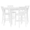 Powell 5pc Shelby Square Counter Height Dining Set White