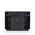 Veritte Contemporary 9 Bottle Buffet Black - miBasics