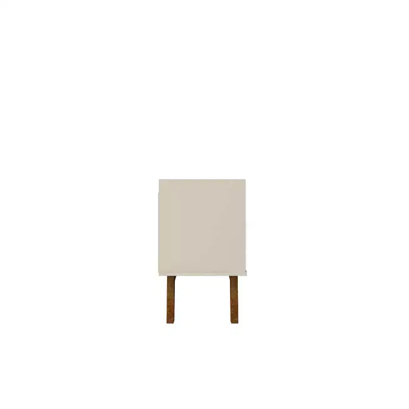 Meuble TV Moderne avec 4 Étagères pour Téléviseurs jusqu'à 70" Beige - Console Multimédia avec Rangement