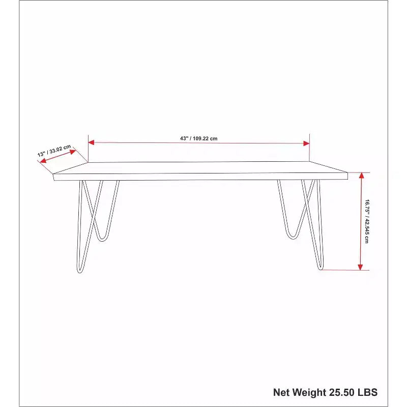 Emanuel Bench Natural - WyndenHall