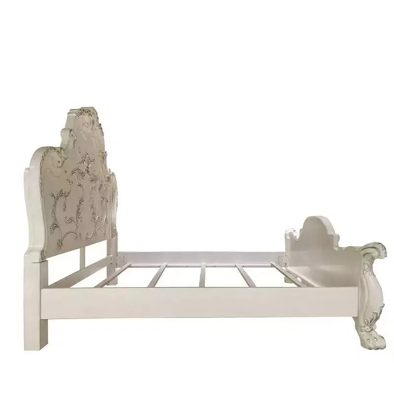 91" Queen Bed Dresden Traditional Carved Design & Claw Feet - Acme Furniture