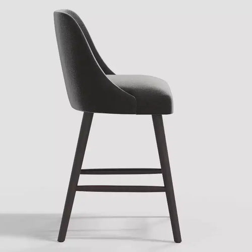 27 Geller Counter Height Barstool with Footrest Shiny Velvet - Threshold