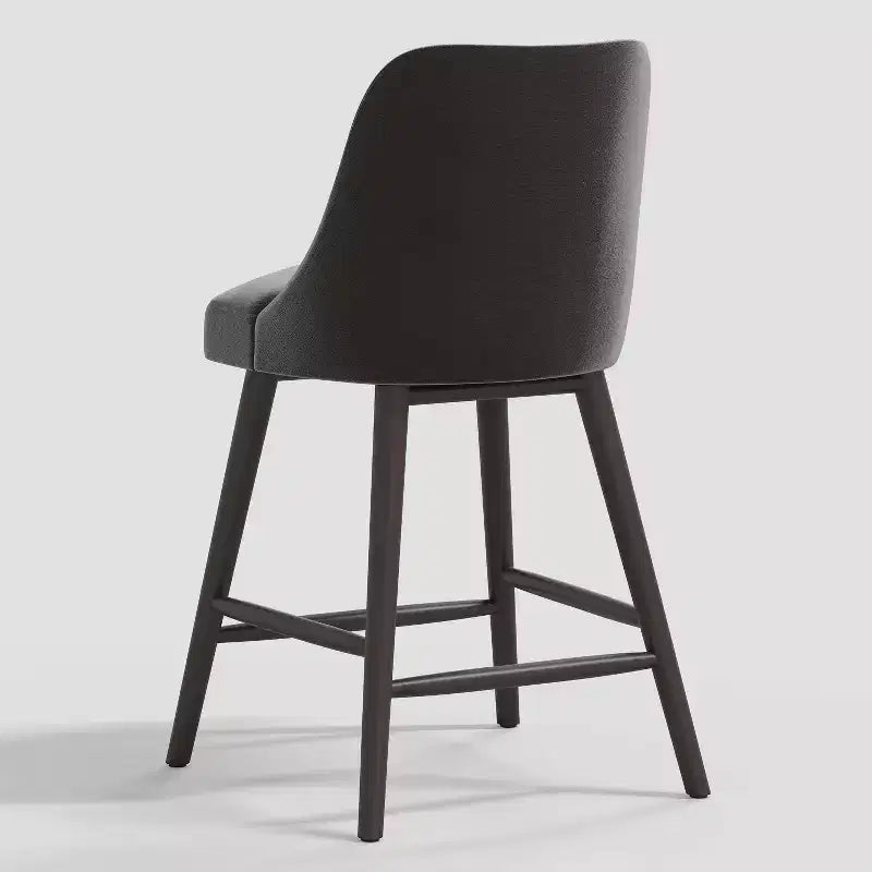27 Geller Counter Height Barstool with Footrest Shiny Velvet - Threshold