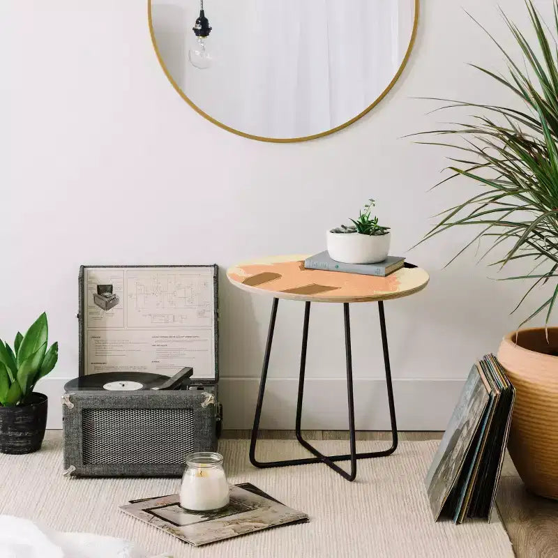 EELISE_NDRI Gushin Over You Side Table - Deny Designs