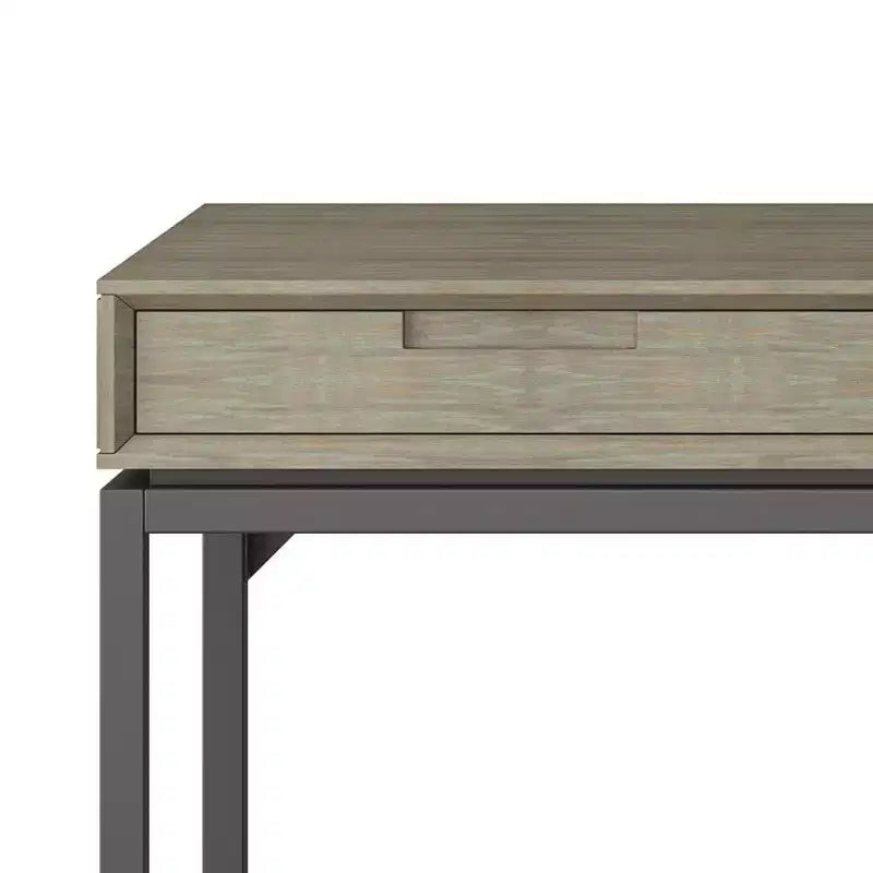 Devlin Mid-Century Solid Wood Writing Desk with Drawers - WyndenHall