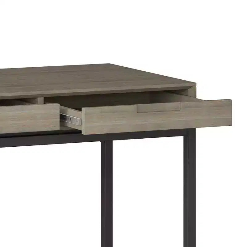 Devlin Mid-Century Solid Wood Writing Desk with Drawers - WyndenHall