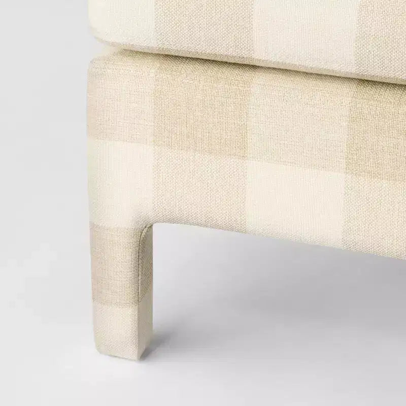 Bellfield Fully Upholstered Ottoman - Threshold designed with Studio McGee