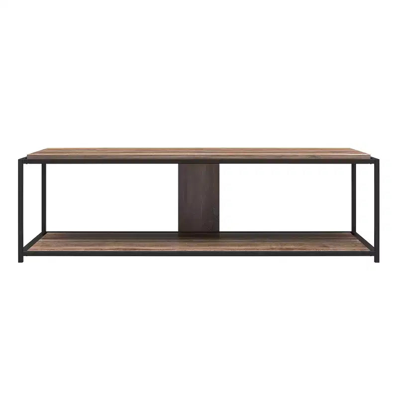 RealRooms Fayette TV Stand for TVs up to 65, Weathered Oak