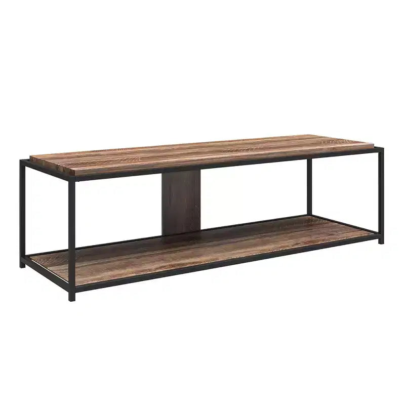 RealRooms Fayette TV Stand for TVs up to 65, Weathered Oak