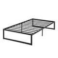 Abel 14 Metal Platform Bed Frame Black - Zinus