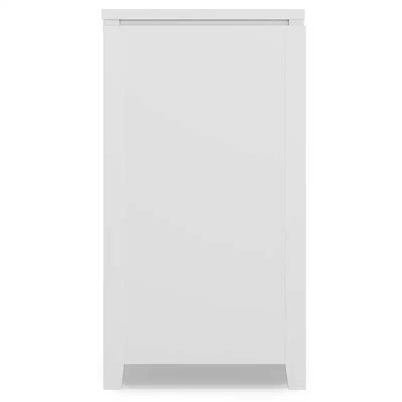 Meuble de rangement carré en bois massif, 81 cm (H) x 137 cm (L) x 43 cm (P)