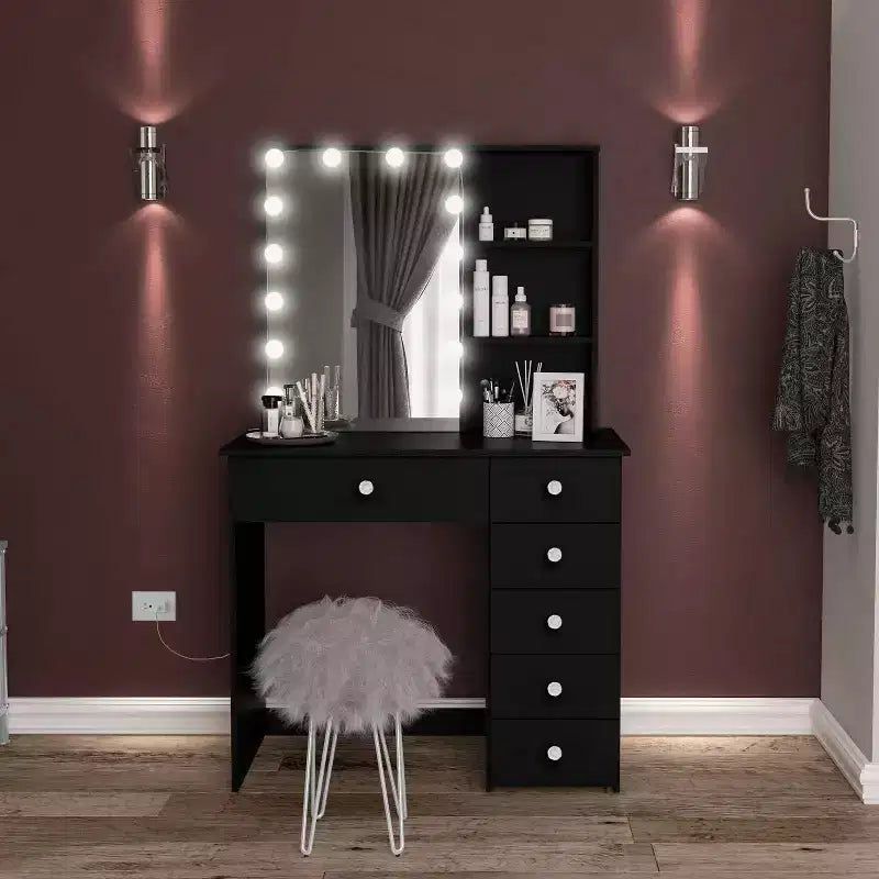 Coiffeuse avec miroir