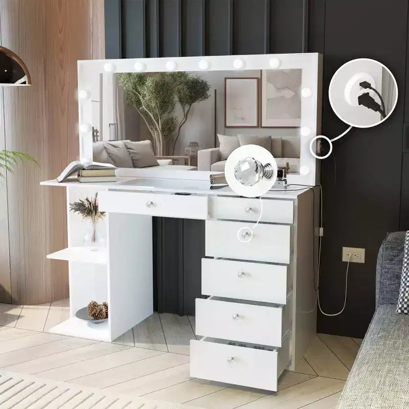 Coiffeuse lumineuse