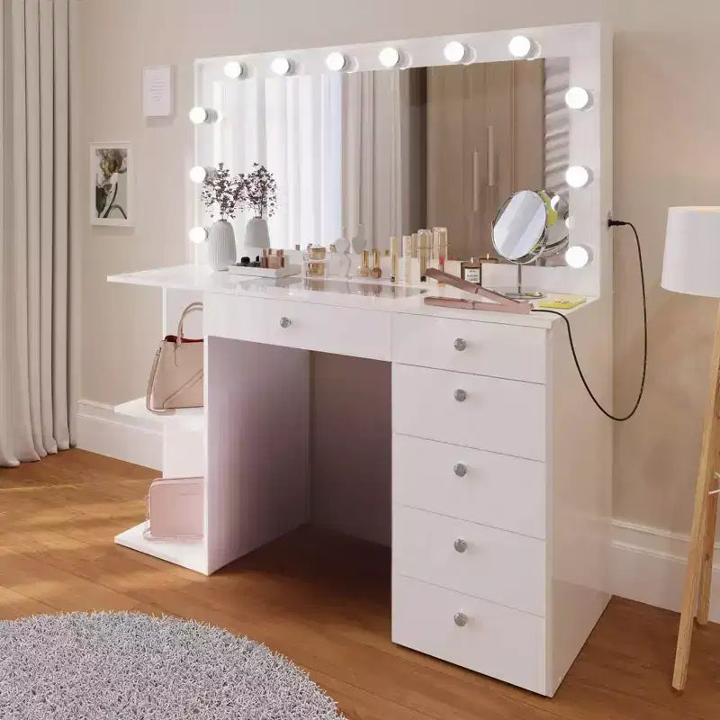 Coiffeuse lumineuse
