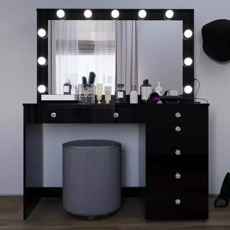 Kate Lighted Makeup Vanity - Boahaus