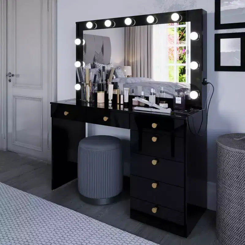 Coiffeuse lumineuse
