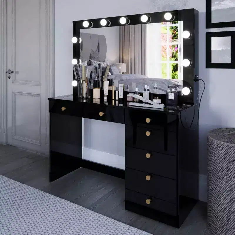Coiffeuse lumineuse
