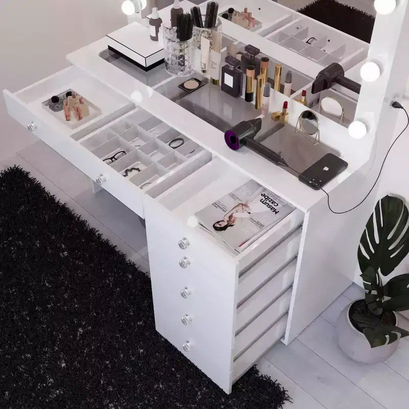 Coiffeuse lumineuse