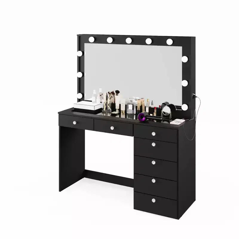 Coiffeuse lumineuse