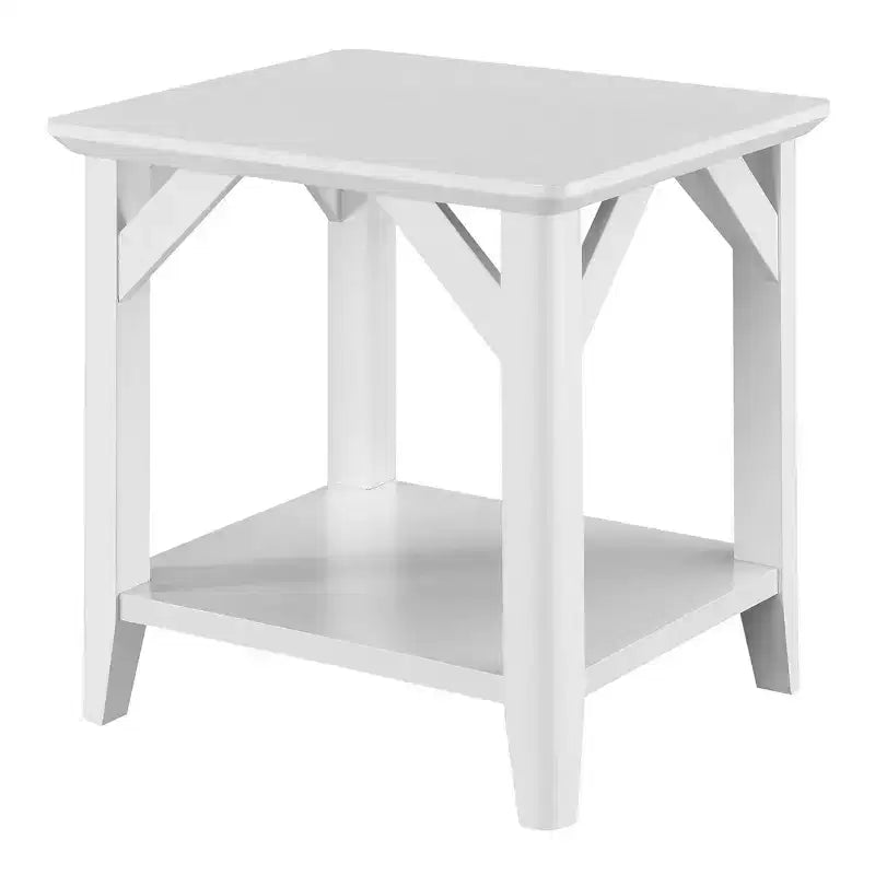 Table d'appoint avec étagères