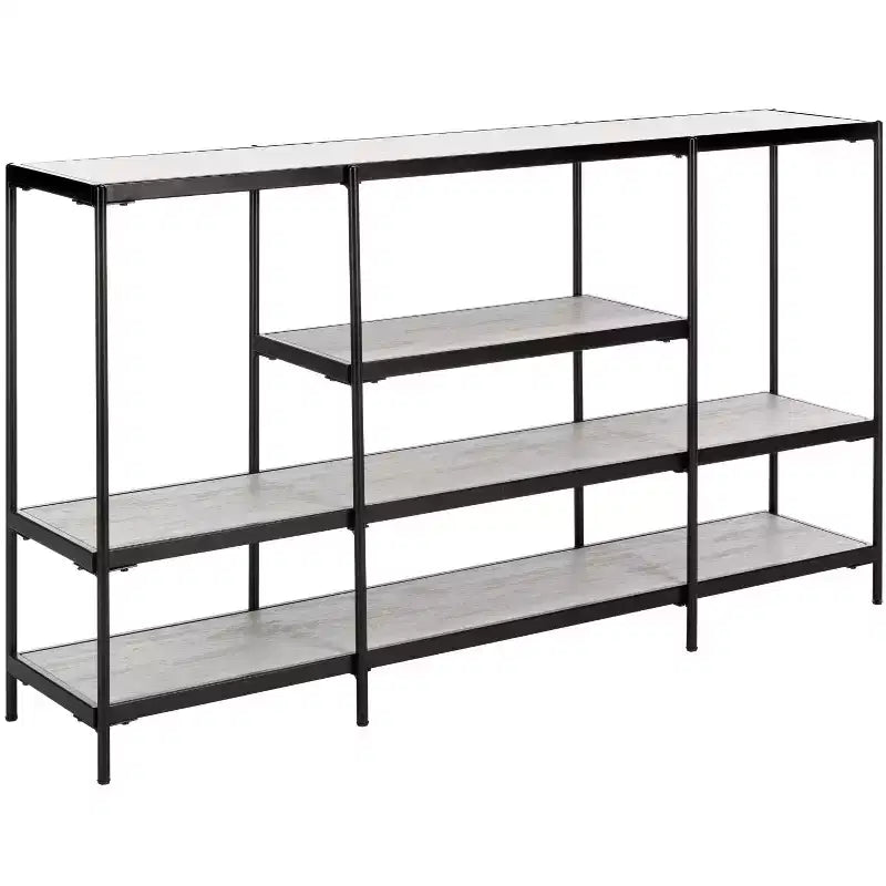 Console 3 Niveaux - Beige/Noir