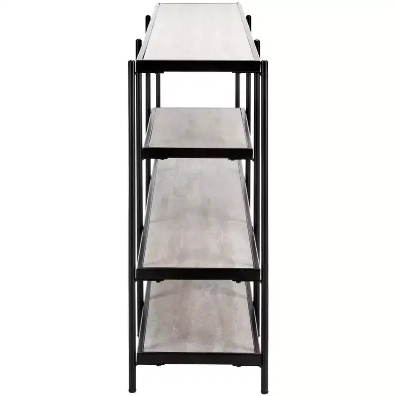 Console 3 Niveaux - Beige/Noir