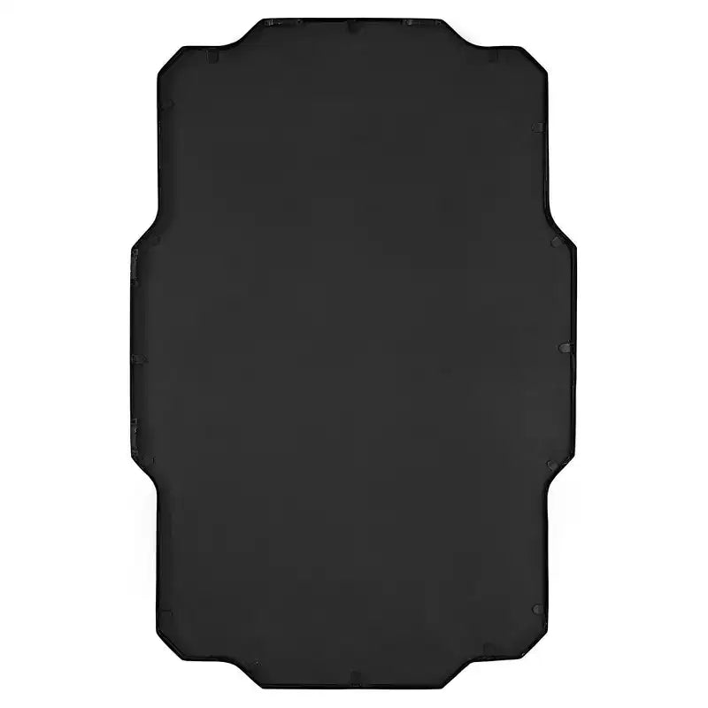 Miroir mural décoratif rectangulaire pour coiffeuse, angles vifs modernes, courbes douces, cadre en fer noir mat, 24 po de large pour salle de bain