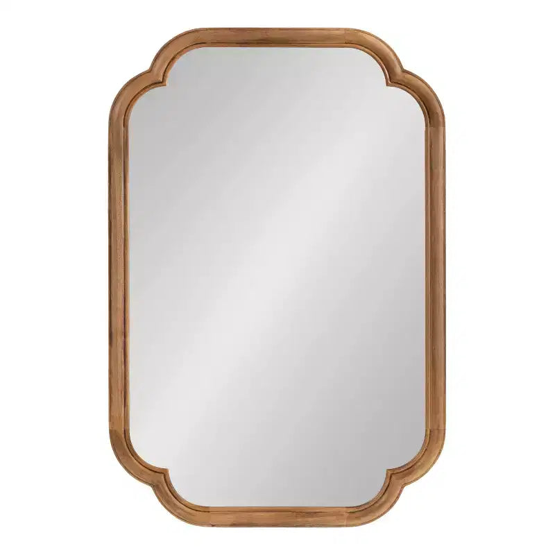 24x36 Glenby Scallop Wall Mirror - Kate & Laurel All Things Decor
