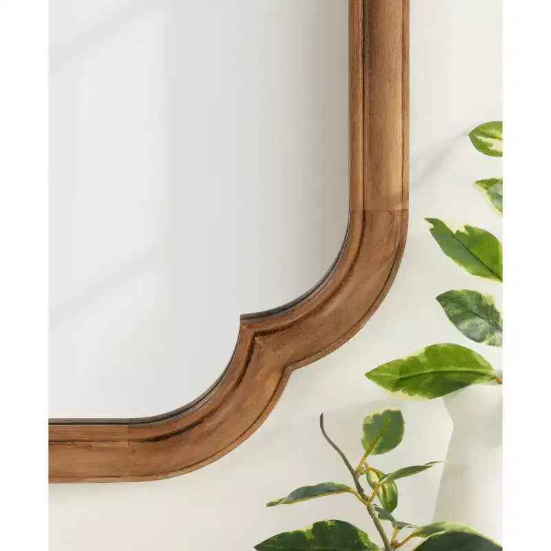 24x36 Glenby Scallop Wall Mirror - Kate & Laurel All Things Decor