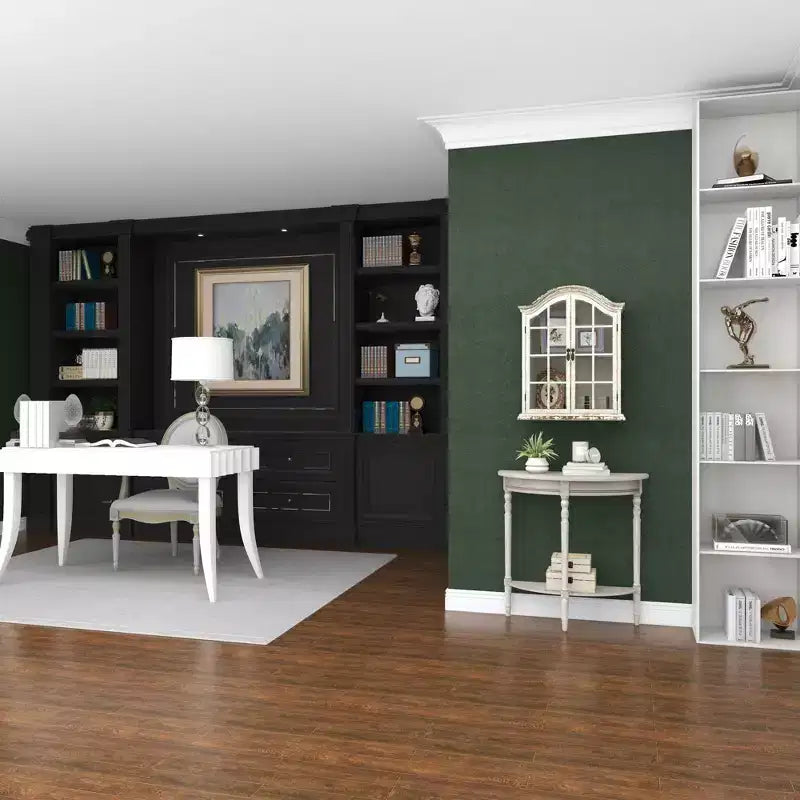 28x22 Traditional Wood Wall Shelf with Arched Shutter Doors - Olivia & May