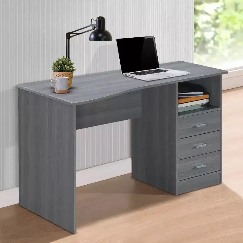 Classic Computer Desk with Multiple Drawers - Techni Mobili