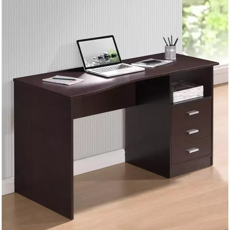 Classic Computer Desk with Multiple Drawers - Techni Mobili