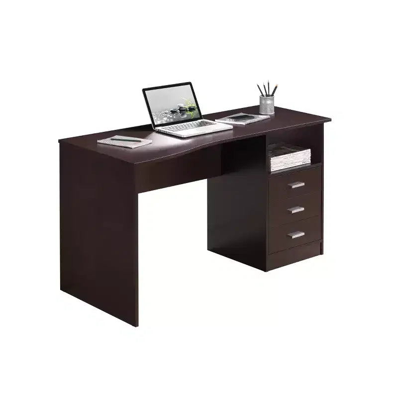 Classic Computer Desk with Multiple Drawers - Techni Mobili