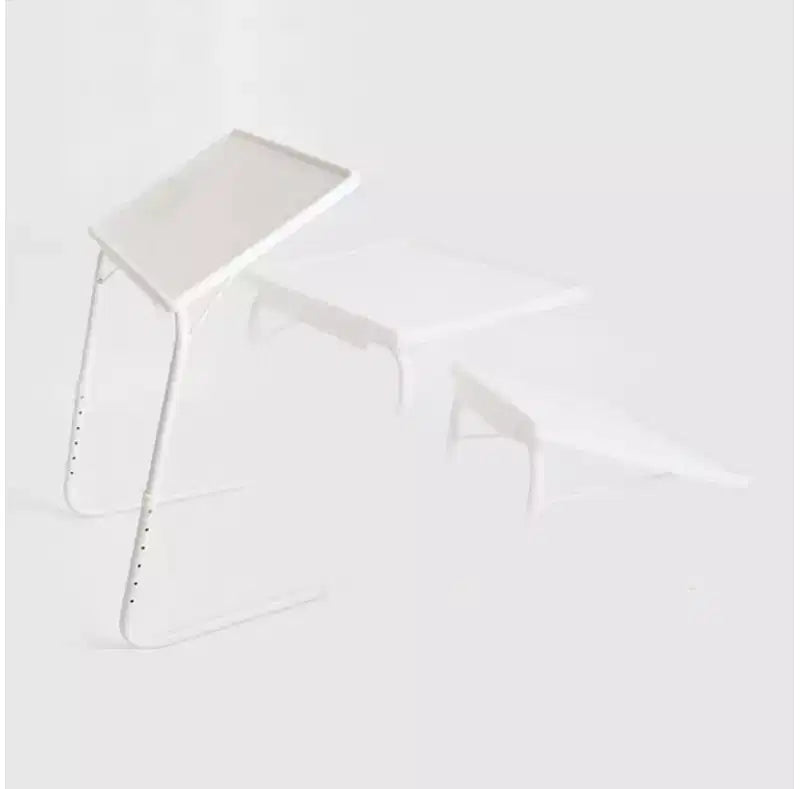 Lexi Home My Comfy TV Table Mate Adjustable Folding - White