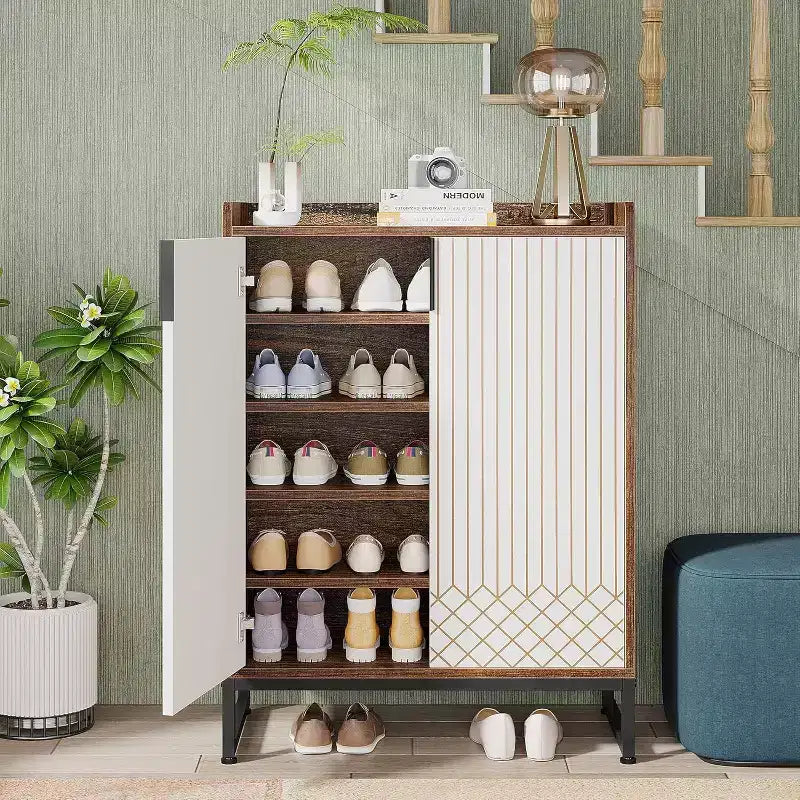 Lantine 5-tier Shoe Rack Organizer Cabinet