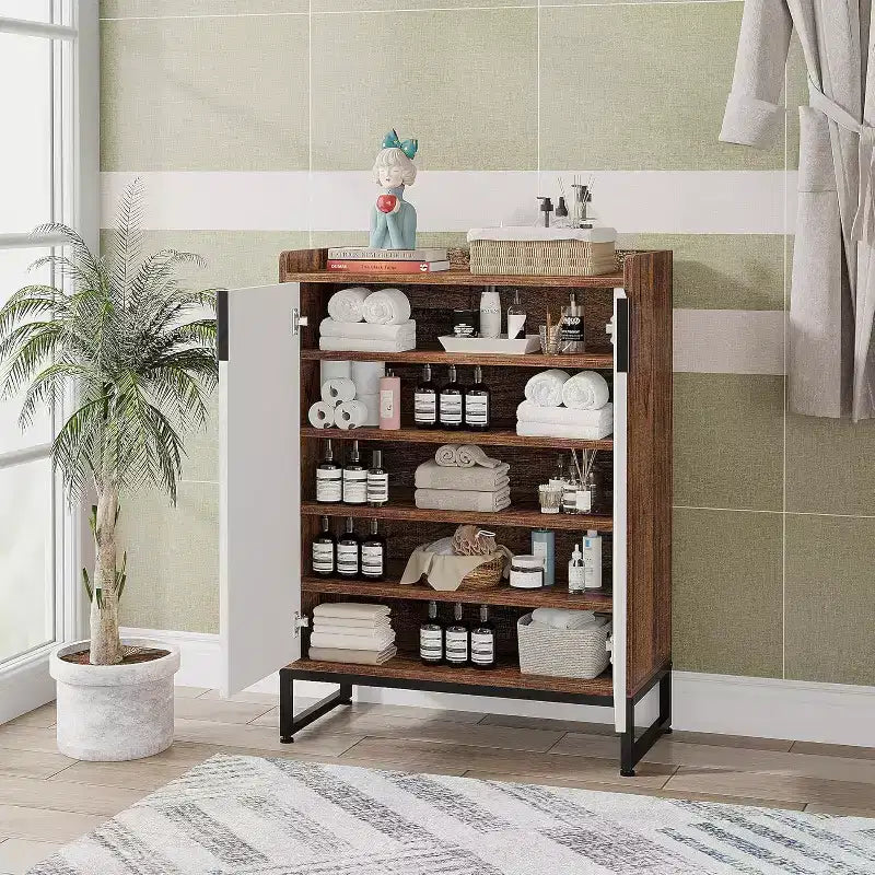 Lantine 5-tier Shoe Rack Organizer Cabinet