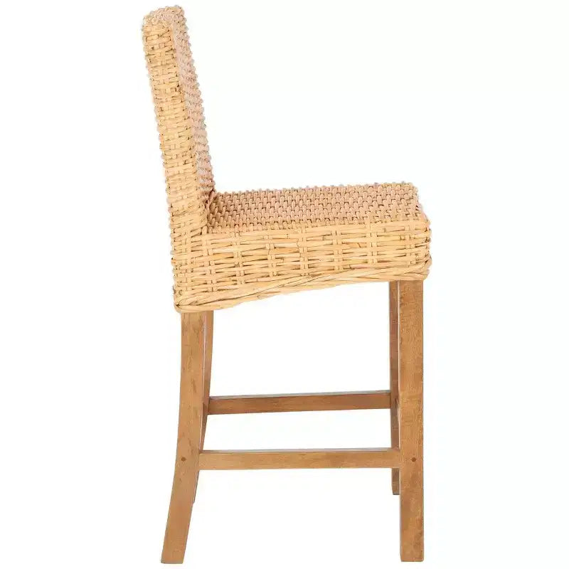 Tobie Rattan Counter Stool - BST6501 - Safavieh