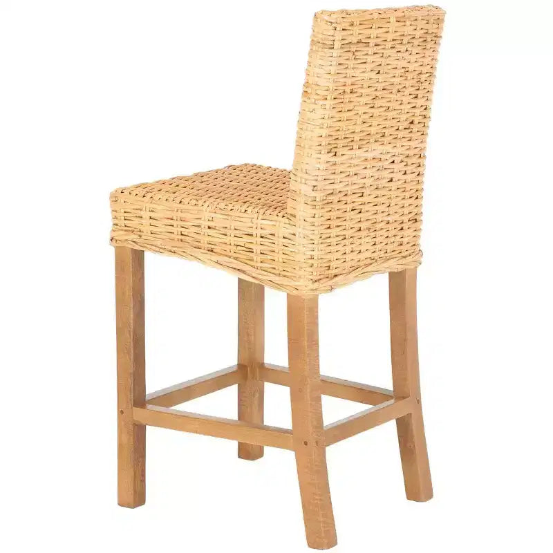 Tobie Rattan Counter Stool - BST6501 - Safavieh