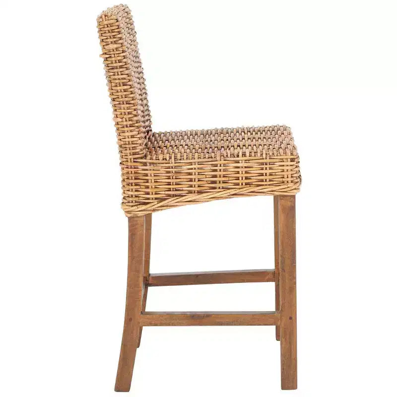Tobie Rattan Counter Stool - BST6501 - Safavieh